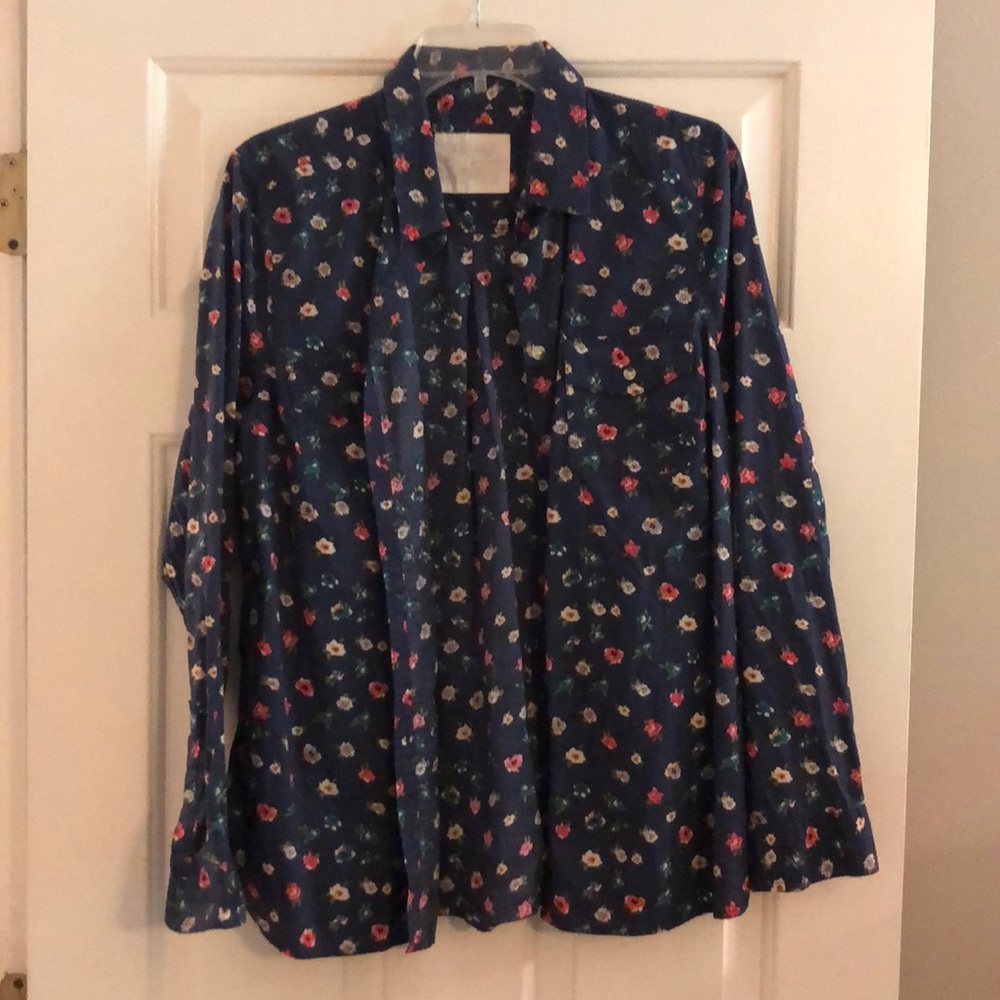 Floral Button Down